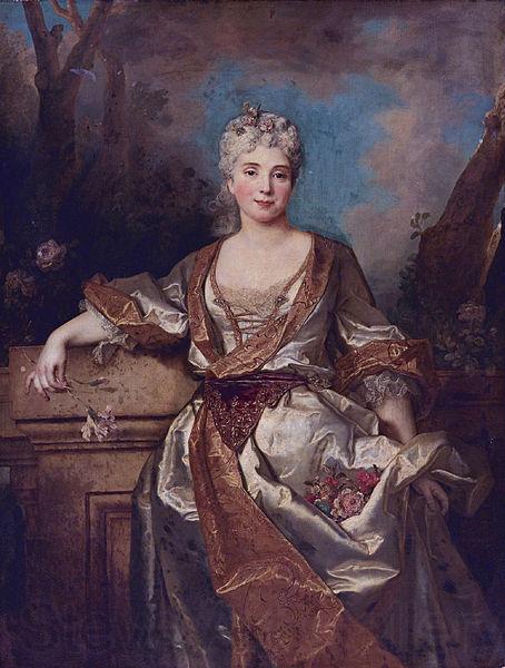 Nicolas de Largilliere Jeanne-Henriette de Fourcy Norge oil painting art